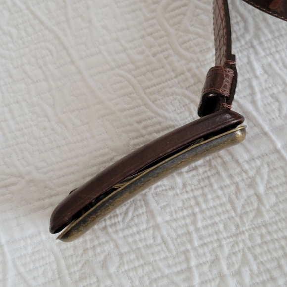 Giogio Italy Leather Belt w/ Euro Metal Buckle - Picture 4 of 8